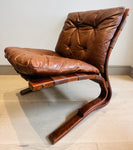 Pair of "Skyline" Bent Beech Lounge Chairs by Einar Hove