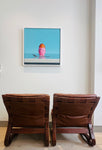 Pair of "Skyline" Bent Beech Lounge Chairs by Einar Hove