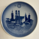 1972 Royal Copenhagen Olympiade Munchen Plate