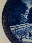 1973 Royal Copenhagen Plate - "Going Home For Christmas"