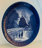 1973 Royal Copenhagen Plate - "Going Home For Christmas"