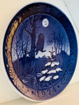 1974 Royal Copenhagen Christmas Plate - "Winter Twilight"