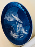 1976 Royal Copenhagen Christmas Plate - "Vibaek Water-Mill"