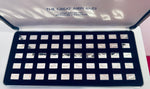 1978 Franklin Mint "The Great Airplanes" Stirling Silver Miniature Collection Set