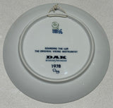 1978 Royal Copenhagen Denmark Porcelain Viking Plate