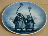 1978 Royal Copenhagen Denmark Porcelain Viking Plate