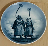 1978 Royal Copenhagen Denmark Porcelain Viking Plate