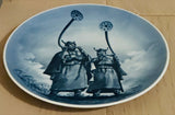 1978 Royal Copenhagen Denmark Porcelain Viking Plate