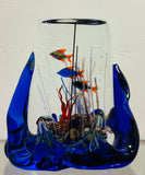 Contemporary Chinese Fish Aquarium in the style of Glass Studio Murano
