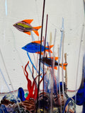 Contemporary Chinese Fish Aquarium in the style of Glass Studio Murano