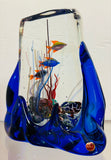Contemporary Chinese Fish Aquarium in the style of Glass Studio Murano