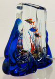 Contemporary Chinese Fish Aquarium in the style of Glass Studio Murano
