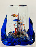 Contemporary Chinese Fish Aquarium in the style of Glass Studio Murano