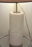1980s ‘Misty’ Torben Jorgensen for Holmegaard Cylindrical Glass Table Lamp
