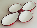 1980s Italian Guzzini Lab Interlocking Dishes inc Box