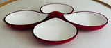 1980s Italian Guzzini Lab Interlocking Dishes inc Box
