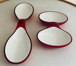1980s Italian Guzzini Lab Interlocking Dishes inc Box