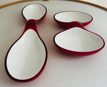 1980s Italian Guzzini Lab Interlocking Dishes inc Box