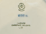 Royal Copenhagen Festive Plate - Christmas Holidays 1986