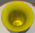 1990S American Contemporary Handblown Aventurine Glass Vase