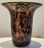 1990S American Contemporary Handblown Aventurine Glass Vase
