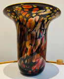 1990S American Contemporary Handblown Aventurine Glass Vase