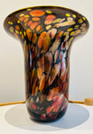 1990S American Contemporary Handblown Aventurine Glass Vase