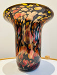 1990S American Contemporary Handblown Aventurine Glass Vase