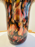 1990S American Contemporary Handblown Aventurine Glass Vase