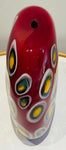1990s Contemporary Decorative Art Glass Vase