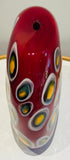 1990s Contemporary Decorative Art Glass Vase