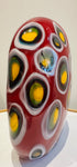 1990s Contemporary Decorative Art Glass Vase