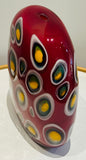 1990s Contemporary Decorative Art Glass Vase