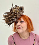 1998 Vintage Philip Treacy Bespoke Pheasant Feather Fascinator