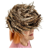 1998 Vintage Philip Treacy Bespoke Pheasant Feather Fascinator