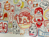 2007 Art Poster by Jon Burgerman "Nineteen Something Or Other"