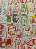 2007 Art Poster by Jon Burgerman "Nineteen Something Or Other"