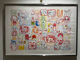 2007 Art Poster by Jon Burgerman "Nineteen Something Or Other"