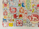 2007 Art Poster by Jon Burgerman "Nineteen Something Or Other"
