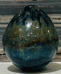 Contemporary Small Egg Shaped Glazed Ornament