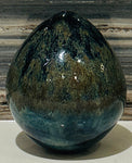 Contemporary Small Egg Shaped Glazed Ornament