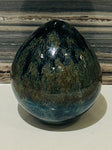 Contemporary Small Egg Shaped Glazed Ornament