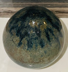 Contemporary Small Egg Shaped Glazed Ornament