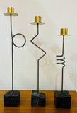 Set of 3 1980s Kräsen IKEA Candle Holders