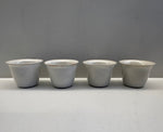 Set of 4 Contemporary Ceramic Pottery Cups