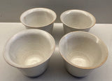 Set of 4 Contemporary Ceramic Pottery Cups