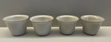 Set of 4 Contemporary Ceramic Pottery Cups