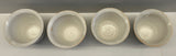 Set of 4 Contemporary Ceramic Pottery Cups