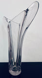 1960s French Art Glass Crystal Vase