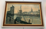 Bernard Buffet 'Le Port de la Rochelle' Framed Print 1955